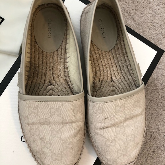 AUTHENTIC Gucci GG Espadrilles - Picture 4 of 5